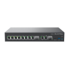 Grandstream Networks GCC6011 Gigabit Ethernet (10/100/1000) Ethernet-áramellátás (PoE) támogatása Fekete, Ezüst