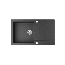  Gránit mosogató NERO Gold + szifon (fekete) mosogatótálca