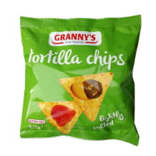  Grannys enyhén sós tortilla chips gluténmentes 60 g előétel és snack