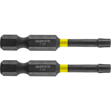 Graphite 56H525 Torziós Ütvecsavarozó Bit Tx20X50mm, 2db (56H525) szerszám kiegészítő