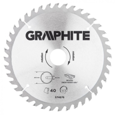 Graphite 57H676 Körfűrészlap Keményfém Fogakkal, 200X30Mm , 40 Fog fűrészlap