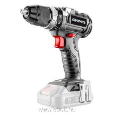 Graphite akkus szénkefementes fúró energy+, 18v, 13mm gyorstokmány, akku nélkül! fúrógép
