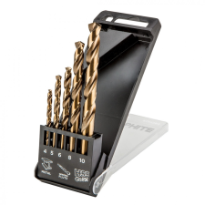Graphite csigafúró készlet hss-co, 4.0 - 10mm, 5db fúrószár