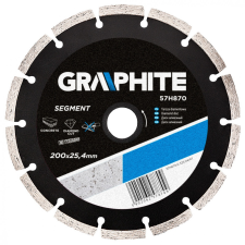 Graphite gyémánt vágókorong 200x25.4 szegmenses csempevágó