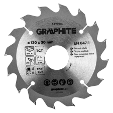 Graphite Körfűrészlap keményfém fogakkal, 130x30mm, 16fog barkácsgép tartozék
