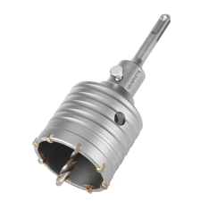 Graphite Koronafúró, körkivágó, 65 mm, SDS Plus szárral és központfúróval barkácsgép tartozék