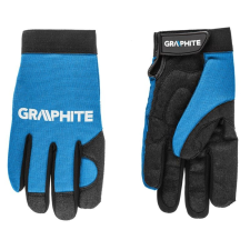 Graphite Munkakesztyű, 10&quot;, műbőr és rugalmas szövet, CE védőkesztyű
