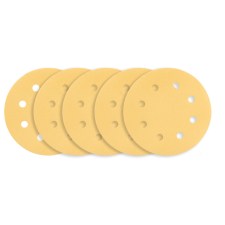 Graphite Tépőzáras csiszolópapír 180mm, K180, 5db, 8 lyukkal, csiszológéphez 59G263 barkácsgép tartozék