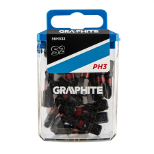 Graphite torziós ütvecsavarozó bit ph3 x 25mm, 20db. szerszám kiegészítő