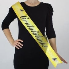 Gratulálunk Sárga Vállszalag Ballagásra ajándéktárgy
