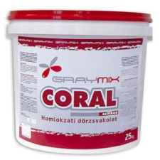 Graymix Coral Lux Szilikon kapart vékonyvakolat I-es színkat. /vödör vékony- és nemesvakolat