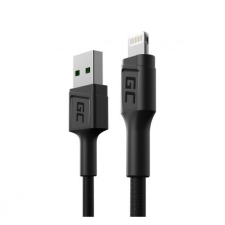 Green Cell PowerStream Apple iPhone lightning kábel QC 30cm fekete (KABGC24) (KABGC24) - Adatkábel kábel és adapter