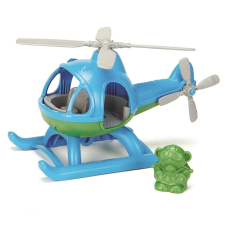 Green toys kék helikopter helikopter és repülő