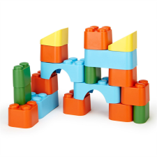 Green Toys műanyag építőkészlet 18 db-os barkácsolás, építés