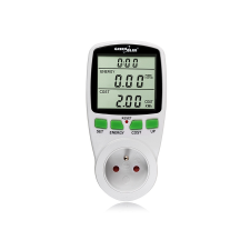 Greenblue GB-202 LCD Kijelzős Fogyasztásmérő (GB202) okos kiegészítő