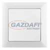 Greenlux GXKP030 Nyomókapcsoló - csengő (fény) jelzőfénnyel PREMIUM fehér 250V 10A
