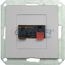 Greenlux GXKP152 PREMIUM 1 AU M-S Audio csatlakozóajlzat ezüst villanyszerelés