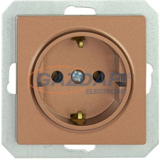Greenlux GXKP336 PREMIUM ZA-17 SCHUKO M-A Csatlakozóaljzat 2P+PE, 16A mahagóni villanyszerelés