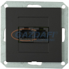 Greenlux GXKP550 PREMIUM 2 PC M-N Dupla kommunikációs csatlakozóaljzat 2x8pin (2xRJ45) matt fekete