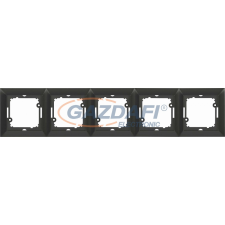 Greenlux GXKP559 PREMIUM 5 FR N 5-ös keret PREMIUM családhoz matt fekete villanyszerelés