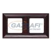 Greenlux GXKP854 PREMIUM 2 FR W 2-es keret PREMIUM családhoz wenge