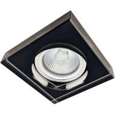 Greenlux GXPO037 BLACK HIGH PEARL-S Mennyezeti lámpa keret – üveg, négyzet világítás