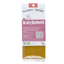 Greenmark bio curry fűszerkeverék 20 g alapvető élelmiszer