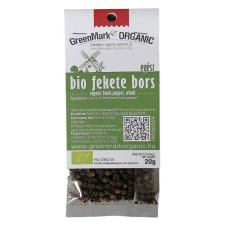 Greenmark bio fekete bors egész 20 g alapvető élelmiszer