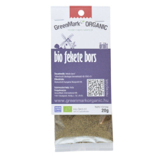 Greenmark bio fekete bors őrölt 20 g alapvető élelmiszer