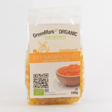 Greenmark bio kandírozott narancshéj 100 g reform élelmiszer