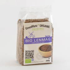 Greenmark bio lenmag barna 250 g alapvető élelmiszer