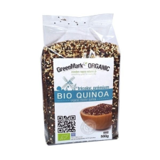 Greenmark bio quinoa tricolor magkeverék 500g alapvető élelmiszer