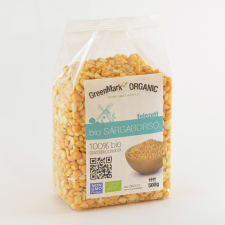 Greenmark Greenmark bio sárgaborsó felezett 500 g reform élelmiszer