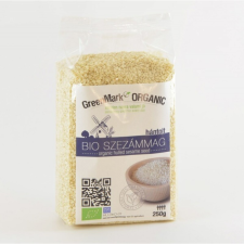 Greenmark organic Bio Szezámmag, hántolt 250g reform élelmiszer