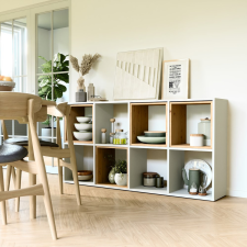 Greensite Drohmo Malax 2x4 polc, fehér bútor
