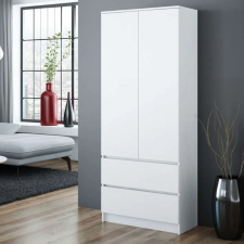 Greensite Drohmo SS-90 gardróbszekrény, 90x180x50 cm, fehér bútor