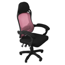 Greensite Forgó irodai szék, Oscar, hálós szövet, fekete - rózsaszín forgószék
