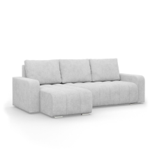 Greensite Modena sarokkanapé, bouclé, univerzális oldal, szürke bútor