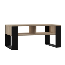 Greensite Odell MIX 2P dohányzóasztal, sonoma-fekete bútor