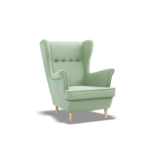 Greensite Uszak fotel, bársony, zöld bútor