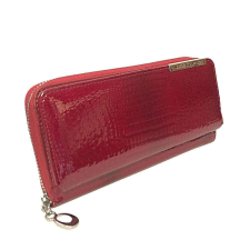 Gregorio Női piros valódi lakk bőr pénztárca GF-111 pénztárca