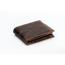  Grennburry marhabőr pénztárca &quot;sas&quot; motívummal - Antik barna pénztárca