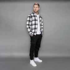 Gridlock Kockás Overshirt férfi kabát, dzseki