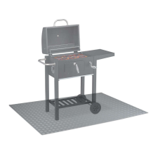 Grill padlóvédő szőnyeg ezüst 150x100x0,5 cm 10037485 kerti sütés és főzés