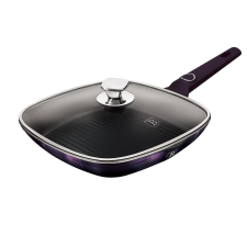  Grill serpenyő titán bevonattal és fedővel 28cm PURPLE ECLIPSE COLLECTION 20236 edény