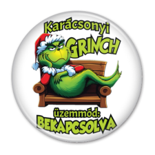 Grinch ünemmód bekapcsolva - Hűtőmágnes hűtőmágnes