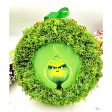  Grincses Ajtódísz – Limitált DIY Csomag (20 cm alap) dekorációs kellék