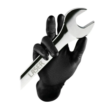 Grippaz Kesztyű Grippaz 100% Nitril  7/S - dobozos 50 db-os - FEKETE védőkesztyű