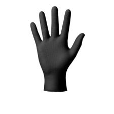 Gripzzly GripzzlyExtra Vastag Nitril kesztyű Fekete M védőkesztyű