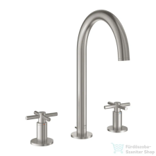 Grohe ATRIO 3 üléses mosdó csaptelep automata leeresztővel,Supersteel 20643DC0 (20643DC0) csaptelep